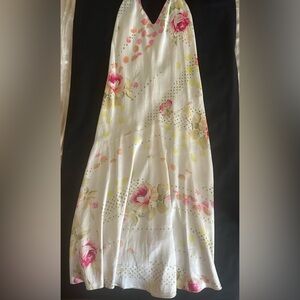 Oscar de la Renta Pink Floral Dress